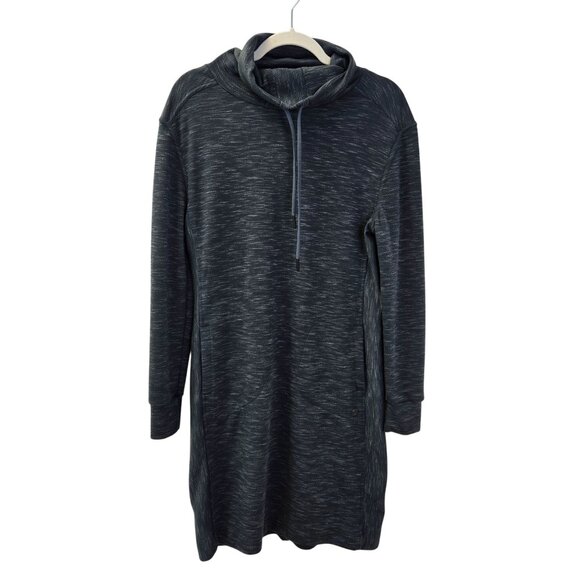 Prana The Sunrise Heathered Cowlneck Activewear Dress Size Medium - Picture 1 of 7